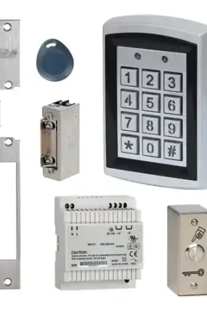 KRR2 Kit de contrôle d‘accès YAKA avec gâche à mémoire invisible SEWOSY 12V Meilleure Vente