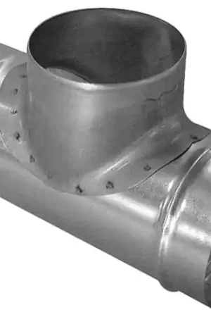 Acheter Direct Aldes te aluminium - 200/160 mm - té équerre 90°