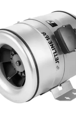 Ventilateur tertiaire inline 1600m3/h, D315, mono 230V, variateur,boîte à borne (JETLINE 16) Dernier Modèle