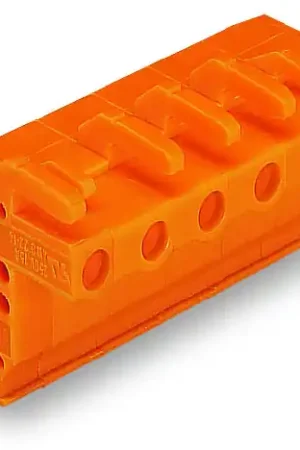 Certifié Connecteur femelle coudé avec cage clamp, 2 pôles