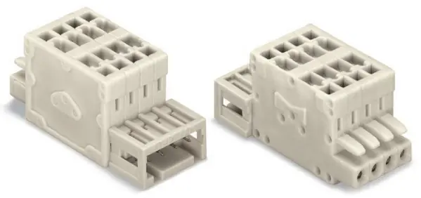 2-conductor combi strip 100% protégé contre l‘inversion, gris clair Prix Réduit