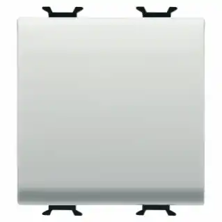 Offre Exclusive Two-way switch 1p 250v ac - 16ax - neutral button - 2 modules - satin white - chorus